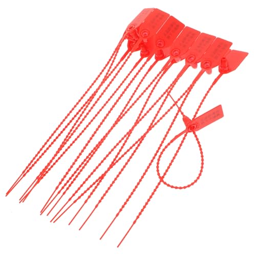 MERRYHAPY 100 Stück Rote Kabelbinder mit Selbstverriegelung Wasserfest Hohe Zugfestigkeit Stabile Kabelbefestigung für Innen Außenbereich Inklusive Individuellem Code für Kabelmanagement MERRYHAPY 100 Stück Rote Kabelbinder mit Selbstverriegelung Wasserfest Hohe Zugfestigkeit Stabile Kabelbefestigung für Innen Außenbereich Inklusive Individuellem Code für Kabelmanagement von MERRYHAPY