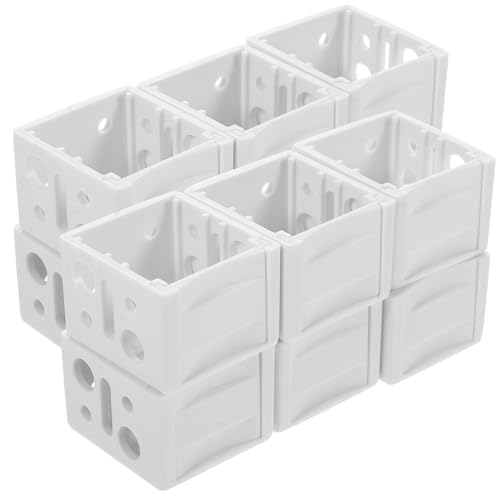 MERRYHAPY 12 Stück Teiliges Weiße Fensterjalousien-halter aus Robustem Abs Kompakte Montagehalterungen für Innen Außenbereich Befestigung für Jalousienkopfprofil Links und Rechts Montierbar MERRYHAPY 12 Stück Teiliges Weiße Fensterjalousien-halter aus Robustem Abs Kompakte Montagehalterungen für Innen Außenbereich Befestigung für Jalousienkopfprofil Links und Rechts Montierbar von MERRYHAPY