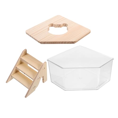 MERRYHAPY 1Satz Hamster Sandbad Box Teilig Transparentes Badezimmer für Kleine mit Rampe Vielseitige Nutzung als Toilette oder Sandbad für Hamster und Rennmäuse MERRYHAPY 1Satz Hamster Sandbad Box Teilig Transparentes Badezimmer für Kleine mit Rampe Vielseitige Nutzung als Toilette oder Sandbad für Hamster und Rennmäuse von MERRYHAPY