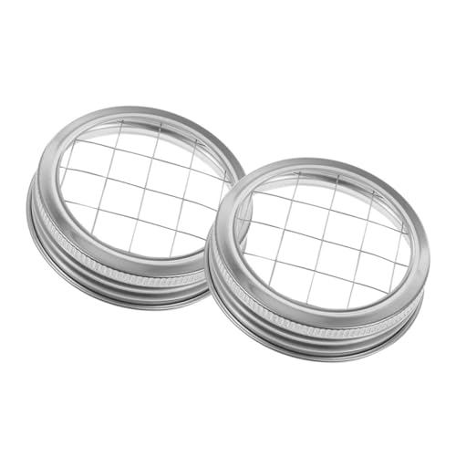 MERRYHAPY 2 Stück Edelstahl Blumentopf Deckel für Einmachgläser Rostfrei Leicht Praktisch Geeignet als Blumenvase Einsatz Einfach zu Handhaben Modern und Langlebig MERRYHAPY 2 Stück Edelstahl Blumentopf Deckel für Einmachgläser Rostfrei Leicht Praktisch Geeignet als Blumenvase Einsatz Einfach zu Handhaben Modern und Langlebig von MERRYHAPY