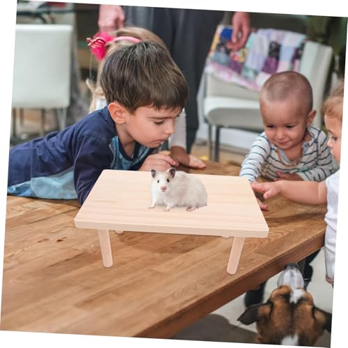 MERRYHAPY 2 Stück Holzplattform für Hamsterkäfig Langlebiges Hamsterspielzeug Multifunktionale Kletter Spielplattform für Zwerghamster Eichhörnchen und Kleine Kleintiere MERRYHAPY 2 Stück Holzplattform für Hamsterkäfig Langlebiges Hamsterspielzeug Multifunktionale Kletter Spielplattform für Zwerghamster Eichhörnchen und Kleine Kleintiere von MERRYHAPY