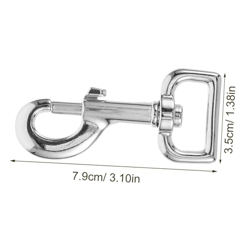 MERRYHAPY 2 Stück Hundeleinen Karabinerhaken aus Zinklegierung Rostfrei und Korrosionsbeständig Drehbarer Schnappverschluss für Hundetrageleine Einfach zu Bedienen und Vielseitig Einsetzbar MERRYHAPY 2 Stück Hundeleinen Karabinerhaken aus Zinklegierung Rostfrei und Korrosionsbeständig Drehbarer Schnappverschluss für Hundetrageleine Einfach zu Bedienen und Vielseitig Einsetzbar von MERRYHAPY