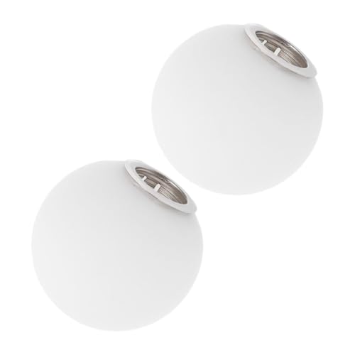 MERRYHAPY 2 Stück Milchweißes Glas Kugel Lampenschirm Gewinde Ersatzglas für Pendelleuchte Wandleuchte Modern Softe Beleuchtung Wohnzimmer Schlafzimmer MERRYHAPY 2 Stück Milchweißes Glas Kugel Lampenschirm Gewinde Ersatzglas für Pendelleuchte Wandleuchte Modern Softe Beleuchtung Wohnzimmer Schlafzimmer von MERRYHAPY
