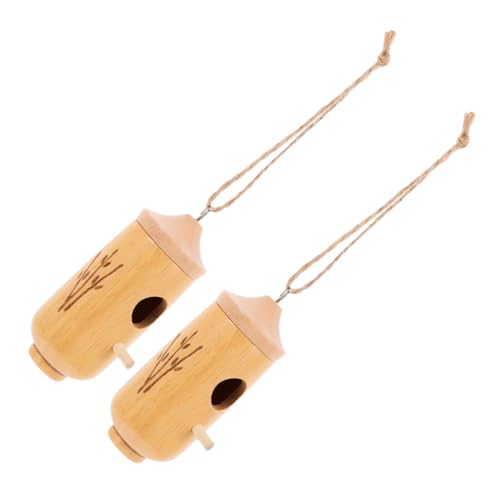 MERRYHAPY 2 Stück Natürliches Kleines Hängendes Vogelhaus aus Holz Wetterfestes Nistkasten für Wildvögel Balkon Garten mit Metallring zur Einfachen Aufhängung Dekoratives Hummingbird Nest MERRYHAPY 2 Stück Natürliches Kleines Hängendes Vogelhaus aus Holz Wetterfestes Nistkasten für Wildvögel Balkon Garten mit Metallring zur Einfachen Aufhängung Dekoratives Hummingbird Nest von MERRYHAPY