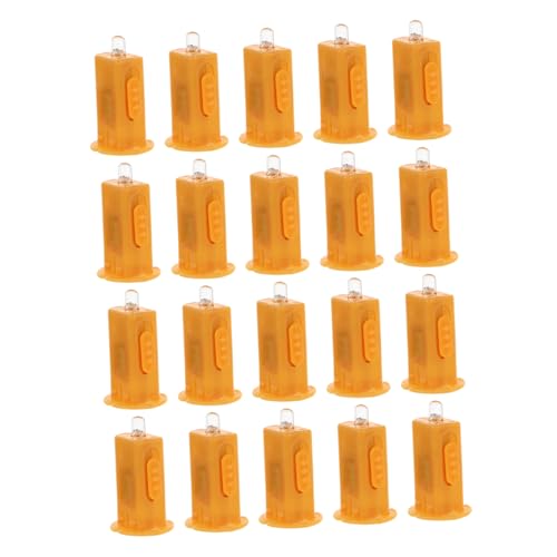 MERRYHAPY 20 Stück Teiliges LED Laternenlicht Bunte Mini Lampen aus Sicherem Kleine Dekorative Leuchten für Hochzeit Party Weihnachten und Festtagsbeleuchtung Tragbar und Langlebig von MERRYHAPY