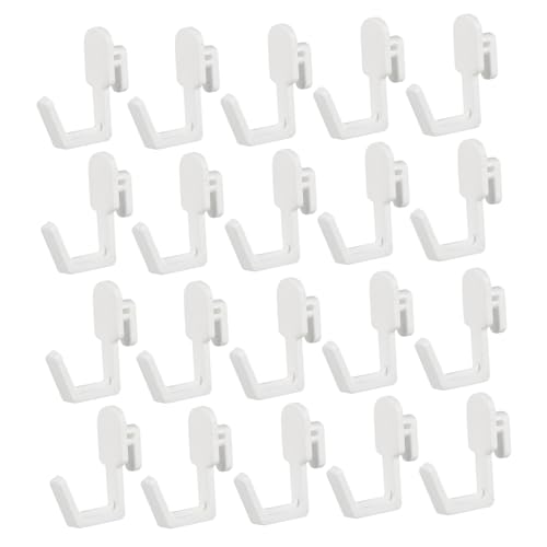 MERRYHAPY 20 Stück Teiliges Pegboard Haken aus Kunststoff Robuste J-haken zur Aufbewahrung und Organisation von Werkzeugen für Küchen Werkstätten und Garagen Einfache Installation Weiße MERRYHAPY 20 Stück Teiliges Pegboard Haken aus Kunststoff Robuste J-haken zur Aufbewahrung und Organisation von Werkzeugen für Küchen Werkstätten und Garagen Einfache Installation Weiße von MERRYHAPY