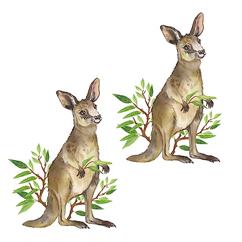 MERRYHAPY 2blätter Kreativer Titel Kreative Tier Wandaufkleber Selbstklebende Wanddekoration Für Kinderzimmer Und Innenräume Verspielt Und Praktisch Für Zuhause Und Schule von MERRYHAPY