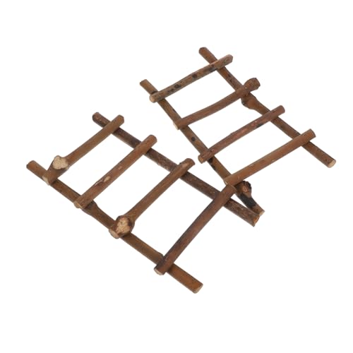 MERRYHAPY 2pcs Miniatur Rattan Leitern Mini House Rattan Leiter Sandgarten Leiter Miniaturen Handwerk Rattan Miniatur Leitern Szene Model MERRYHAPY 2pcs Miniatur Rattan Leitern Mini House Rattan Leiter Sandgarten Leiter Miniaturen Handwerk Rattan Miniatur Leitern Szene Model von MERRYHAPY