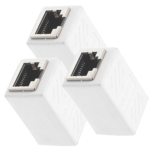 MERRYHAPY 3stücke Ethernet Kabel Verbinder Kompatibel Mit Cate Und Netzwerk Kupplung Für Stabile Für Professionelle Installationen Und Heimprojekte von MERRYHAPY