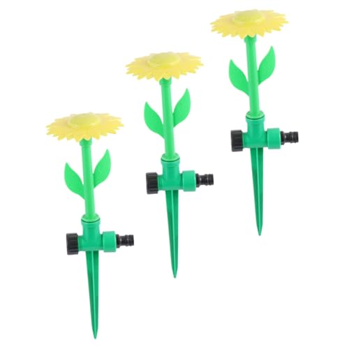 MERRYHAPY 3 Stück Sunflower Nozzle Garten Bewässerung Sprinkler mit Erdspieß Verstellbarer Wassersprühkopf Vielseitiger Rasensprenger für Gemüsebeet und Kinderfreundliches Gartenspiel Gelb MERRYHAPY 3 Stück Sunflower Nozzle Garten Bewässerung Sprinkler mit Erdspieß Verstellbarer Wassersprühkopf Vielseitiger Rasensprenger für Gemüsebeet und Kinderfreundliches Gartenspiel Gelb von MERRYHAPY