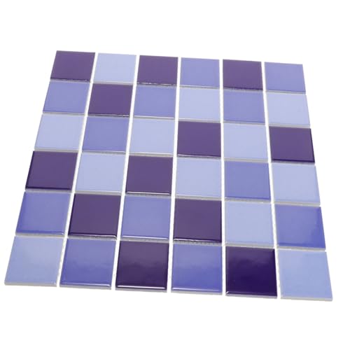 MERRYHAPY 36 Stück Teiliges Keramik Mosaikfliesen für Küche und Pool Wasserfeste Langlebige Backsplash Fliesen Glatte Oberfläche Vielseitig Verwendbar für Bad Wohnzimmer und Büro MERRYHAPY 36 Stück Teiliges Keramik Mosaikfliesen für Küche und Pool Wasserfeste Langlebige Backsplash Fliesen Glatte Oberfläche Vielseitig Verwendbar für Bad Wohnzimmer und Büro von MERRYHAPY