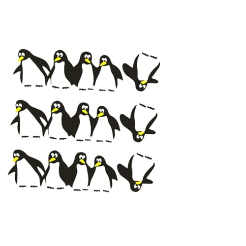 MERRYHAPY 3stücke Teiliges Penguin Kühlschrank Sticker Abnehmbare Wanddekoration Für Kinderzimmer Notebook Und Mehr Für Schlafzimmer Wohnzimmer Und Küche MERRYHAPY 3stücke Teiliges Penguin Kühlschrank Sticker Abnehmbare Wanddekoration Für Kinderzimmer Notebook Und Mehr Für Schlafzimmer Wohnzimmer Und Küche von MERRYHAPY