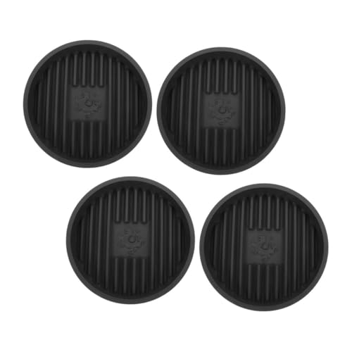 MERRYHAPY 4 STK. Teiliges Toilettenpümpel-Tray aus Robustem Kunststoff rutschfeste Tropfschale zum Auffangen von Wasser Luftdurchlässige Matte für Badezimmer und Küche Grauer Universalhalter von MERRYHAPY