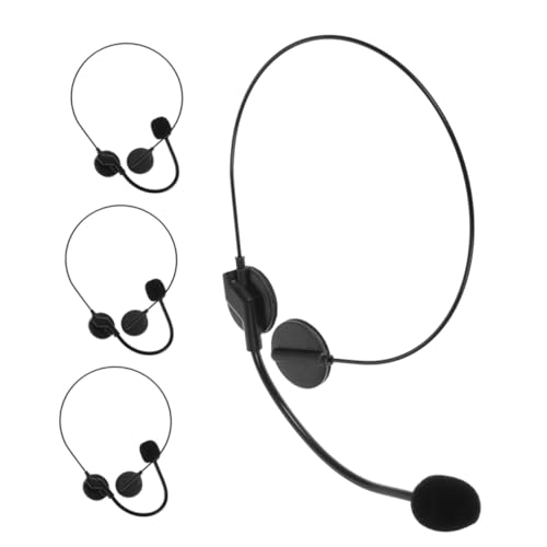 MERRYHAPY 4 Stück Teiliges Fake Headset Mikrofon Kostüm Zubehör Leicht Bequem Langlebig für Cosplay Halloween Party Bühnenauftritt MERRYHAPY 4 Stück Teiliges Fake Headset Mikrofon Kostüm Zubehör Leicht Bequem Langlebig für Cosplay Halloween Party Bühnenauftritt von MERRYHAPY