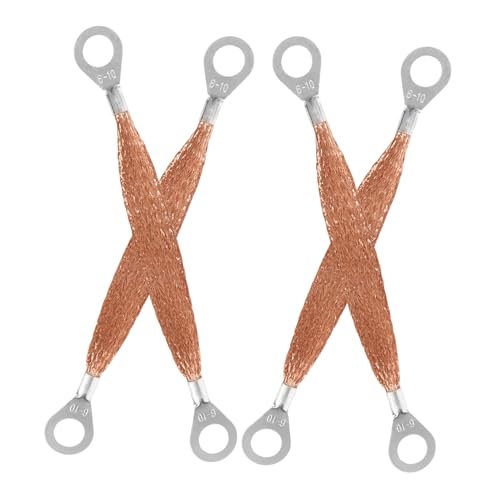 MERRYHAPY 4 Stück Teiliges Flaches Geflochtenes Kupfer Auto erdungsband Flexible Statische Entladung Kompatibel Einfache Installation Zuverlässiger Fahrzeug übergangsleiter MERRYHAPY 4 Stück Teiliges Flaches Geflochtenes Kupfer Auto erdungsband Flexible Statische Entladung Kompatibel Einfache Installation Zuverlässiger Fahrzeug übergangsleiter von MERRYHAPY