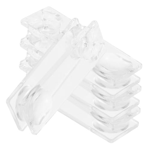 MERRYHAPY 4 Stück Teiliges Transparente Kunststoff Fensterjalousie Schnurknöpfe Vielseitige Zuggriffe für Jalousien und Sichtschutz Einfache Ersatzteile für Gardinenbedienung Kompatibel mit von MERRYHAPY
