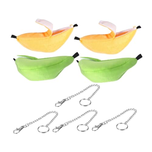 MERRYHAPY 4 Teiliges Bananen-hängematten Kleine Haustiere Gemütliches Baumwollbett für Hamster Chinchillas Frettchen und Rennmäuse Platzsparendes Hängendes Nest für Spiel und Schlaf MERRYHAPY 4 Teiliges Bananen-hängematten Kleine Haustiere Gemütliches Baumwollbett für Hamster Chinchillas Frettchen und Rennmäuse Platzsparendes Hängendes Nest für Spiel und Schlaf von MERRYHAPY