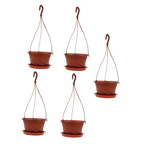 MERRYHAPY 5 Hängende Blumentöpfe Für Pflanzen Grün Pothos Topf Home Pflanzer von MERRYHAPY