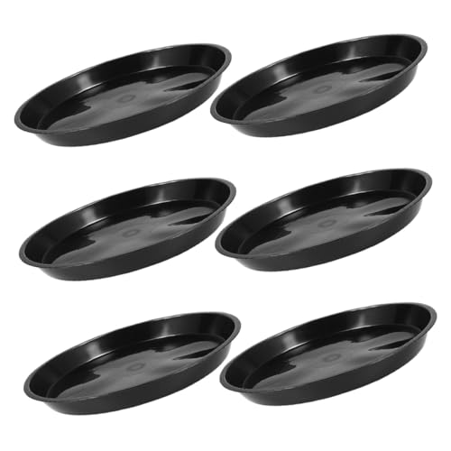 MERRYHAPY 6 Stück Pflanzuntersetzer Rund Schwarz Kunststoff Pflanzschale Wasserauffangschale für Blumentöpfe Innenbereich Überschüssiges Wasser Sammeln Boden Schützen MERRYHAPY 6 Stück Pflanzuntersetzer Rund Schwarz Kunststoff Pflanzschale Wasserauffangschale für Blumentöpfe Innenbereich Überschüssiges Wasser Sammeln Boden Schützen von MERRYHAPY