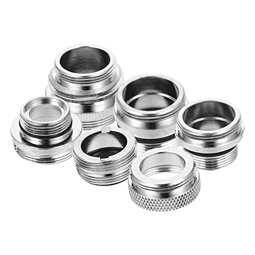 MERRYHAPY 6 Stück Teiliges Wasserhahn Adapterset für Küche und Garten Schlauchadapter für Waschmaschine Spüle und Außenbereich Kompatibel mit Vielen Anwendungen MERRYHAPY 6 Stück Teiliges Wasserhahn Adapterset für Küche und Garten Schlauchadapter für Waschmaschine Spüle und Außenbereich Kompatibel mit Vielen Anwendungen von MERRYHAPY