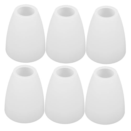 MERRYHAPY 6 Stück Weißer Kunststoff Lampenschirme Flacher Kopf Langlebig Leicht zu Reinigen Ersatz für Tischlampen Kronleuchter Nachtlichter Campinglampen Einfache Montage Vielseitig MERRYHAPY 6 Stück Weißer Kunststoff Lampenschirme Flacher Kopf Langlebig Leicht zu Reinigen Ersatz für Tischlampen Kronleuchter Nachtlichter Campinglampen Einfache Montage Vielseitig von MERRYHAPY