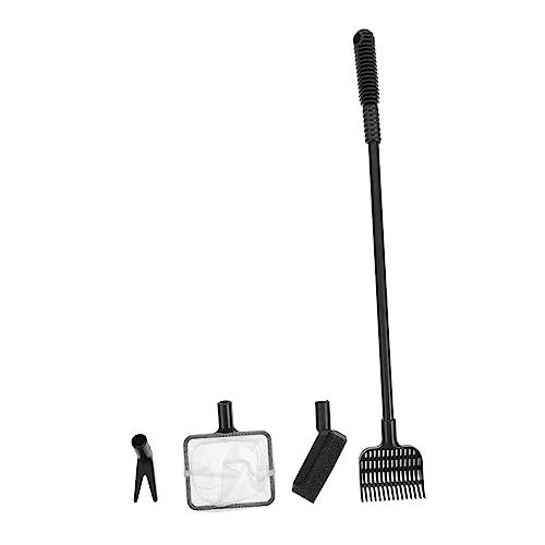 MERRYHAPY Aquarium Eckbürsten Set mit Langlebigem Stiel Kratzfrei Vielseitig Einsetzbar für Gründliche von Fischtank Kies und Ecken Pflanzengabel und Netztasche MERRYHAPY Aquarium Eckbürsten Set mit Langlebigem Stiel Kratzfrei Vielseitig Einsetzbar für Gründliche von Fischtank Kies und Ecken Pflanzengabel und Netztasche von MERRYHAPY