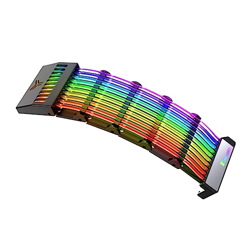 MERRYHAPY 5v Argb Netzteilverlängerungskabel Für Pc Adressierbares RGB Kabel Für Individuelle Beleuchtung Installieren Kompatibel Mit ATX Motherboards von MERRYHAPY