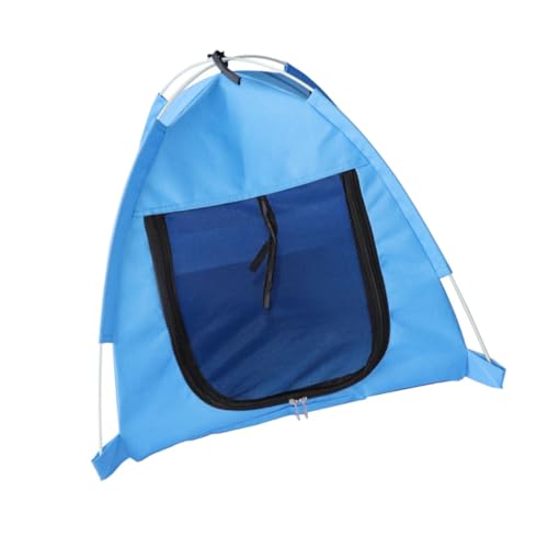 MERRYHAPY Atmungsaktives Faltbares Outdoor Pet Zelt mit Moskitonetz Tragbares Haustierzelt für Kleine Hunde und Katzen Perfekter Rückzugsort und Schlafplatz für Drinnen und Draußen von MERRYHAPY