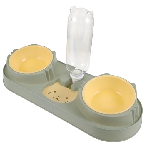 MERRYHAPY Automatischer Doppelnapf Futternapf für Hunde und Katzen Futterspender aus Bruchsicherem Kunststoff Kompakt Leicht Sicherer Futterautomat mit Glatter Oberfläche Platzsparend und MERRYHAPY Automatischer Doppelnapf Futternapf für Hunde und Katzen Futterspender aus Bruchsicherem Kunststoff Kompakt Leicht Sicherer Futterautomat mit Glatter Oberfläche Platzsparend und von MERRYHAPY