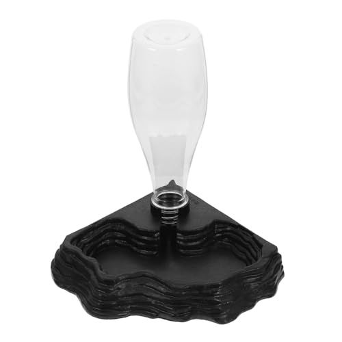 MERRYHAPY Automatischer Reptilien wassernapf aus Robustem Abs rutschfest und Kippsicher Geeignet für Terrarien mit Geckos Bartagamen und Schildkröten Praktischer Wasserspender für von MERRYHAPY