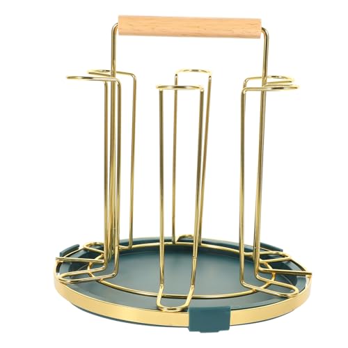 MERRYHAPY Becherhalter Küche aus Rostfreiem Metall Praktischer Tassenhalter mit Modernem Design Platzsparender Cup Drying Stand Küchen und Wohnzimmer Organizer Grüner Runder Mug Bracket MERRYHAPY Becherhalter Küche aus Rostfreiem Metall Praktischer Tassenhalter mit Modernem Design Platzsparender Cup Drying Stand Küchen und Wohnzimmer Organizer Grüner Runder Mug Bracket von MERRYHAPY