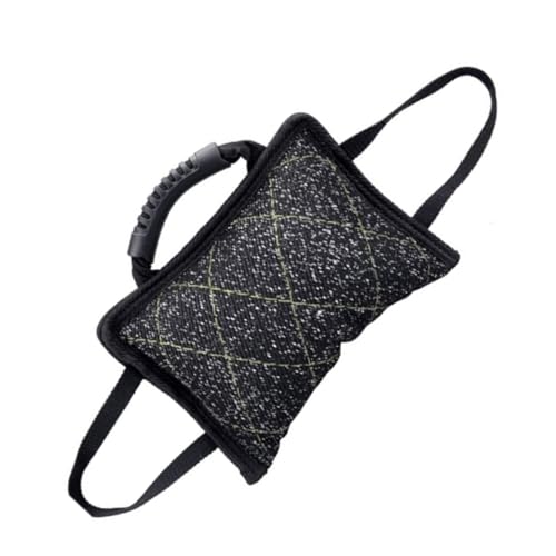 MERRYHAPY Beißkissen für Hunde aus Robustem Leinen mit Rutschfesten Griffen Interaktives Trainingsspielzeug für Welpen und Erwachsene Hunde für Beiß Zerrübungen im Outdoor Bereich von MERRYHAPY