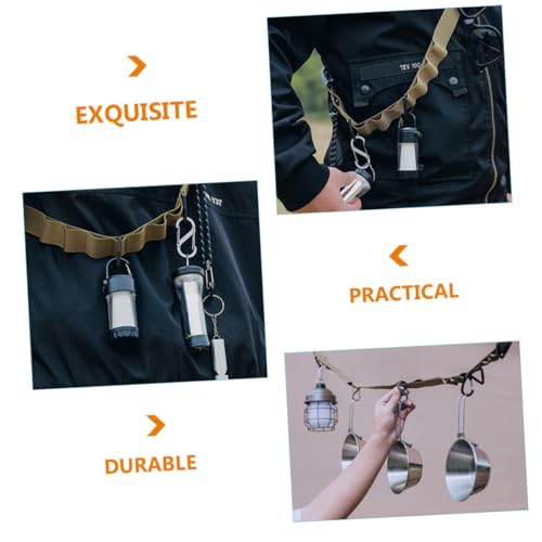 MERRYHAPY Camping Hängeriemen mit Mountaineering Schnallen Verstellbarer Zelt aufhängegurt für Kleidung und Ausrüstung Vielseitig Einsetzbar im Garten Camping Zelt und Pavillon Organizer in MERRYHAPY Camping Hängeriemen mit Mountaineering Schnallen Verstellbarer Zelt aufhängegurt für Kleidung und Ausrüstung Vielseitig Einsetzbar im Garten Camping Zelt und Pavillon Organizer in von MERRYHAPY