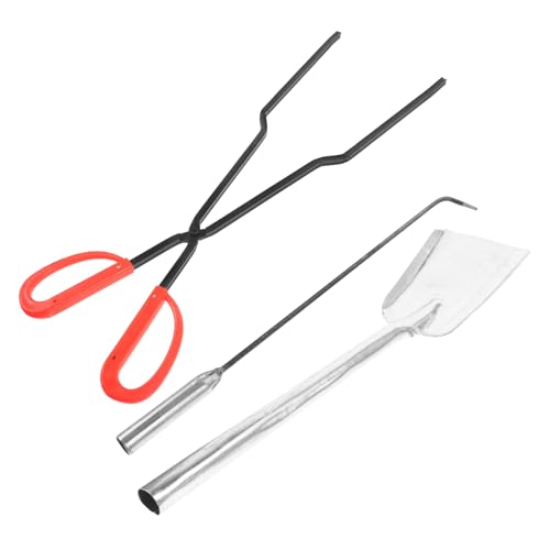 MERRYHAPY Dickes Teiliges Ofenwerkzeug mit Ascheschaufel Robustem Feuerhaken und Kaminzange aus Gusseisen Kompakt und Leicht für Grill Kamin Holzofen und Feuerstelle Geeignet MERRYHAPY Dickes Teiliges Ofenwerkzeug mit Ascheschaufel Robustem Feuerhaken und Kaminzange aus Gusseisen Kompakt und Leicht für Grill Kamin Holzofen und Feuerstelle Geeignet von MERRYHAPY