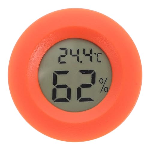 MERRYHAPY Digitales Hygrometer Rundes Temperatur Feuchtigkeitsmessgerät für Innenräume Schlafzimmer Büro Leicht Montierbar Langlebiges Material Anzeige in Celsius Rotes Design MERRYHAPY Digitales Hygrometer Rundes Temperatur Feuchtigkeitsmessgerät für Innenräume Schlafzimmer Büro Leicht Montierbar Langlebiges Material Anzeige in Celsius Rotes Design von MERRYHAPY
