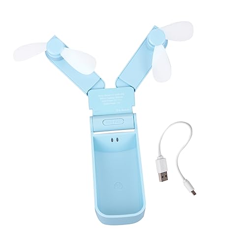 MERRYHAPY Doppelköpfiger Usb Mini Tischventilator Tragbarer Zusammenklappbarer Wiederaufladbarer Lüfter Für Outdoor Büro Und Zuhause Leicht Leise Mit Einstellbaren Luftmodi MERRYHAPY Doppelköpfiger Usb Mini Tischventilator Tragbarer Zusammenklappbarer Wiederaufladbarer Lüfter Für Outdoor Büro Und Zuhause Leicht Leise Mit Einstellbaren Luftmodi von MERRYHAPY