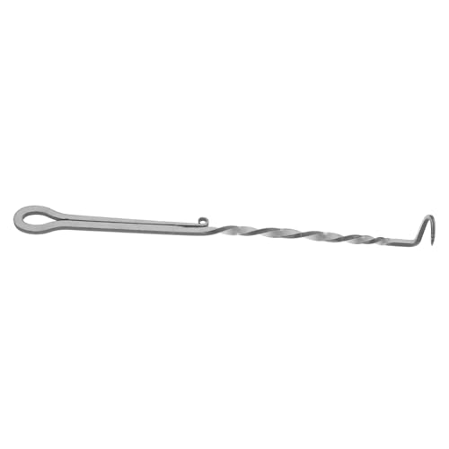 MERRYHAPY Edelstahl BBQ Meat Hook Flipper Leichtes Grillzubehör Für Fleisch Wenden und Tragen Sicheres Grillen Für Gasgrill und Outdoor Cooking von MERRYHAPY