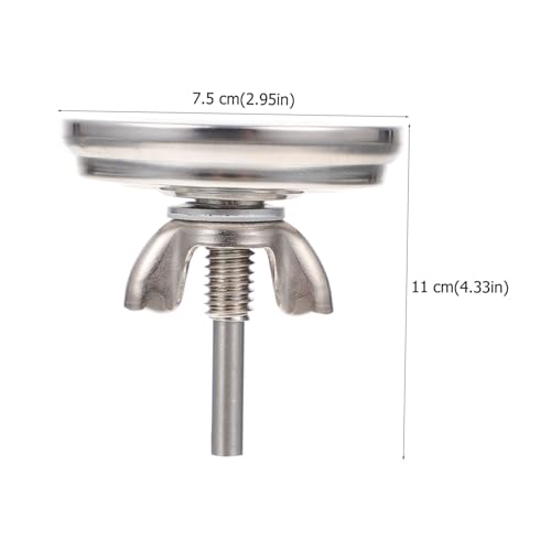 MERRYHAPY Edelstahl Bbq Thermometer mit Bimetallischem Ofen Grillthermometer Multifunktional für Fleisch und Haushalt Langlebig Leicht und Präzise Anzeige von MERRYHAPY