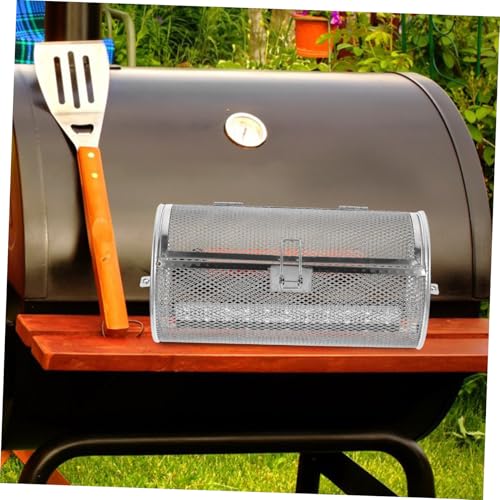 MERRYHAPY Edelstahl Grillkorb Rotierender Grillkäfig mit Sicherheitsverschluss für Nüsse Gemüse und Fleisch Vielseitig Einsetzbar für Backofen und Bbq Leicht zu Reinigen und Energiesparend MERRYHAPY Edelstahl Grillkorb Rotierender Grillkäfig mit Sicherheitsverschluss für Nüsse Gemüse und Fleisch Vielseitig Einsetzbar für Backofen und Bbq Leicht zu Reinigen und Energiesparend von MERRYHAPY