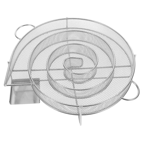 MERRYHAPY Edelstahl Kaltrauchgenerator für Camping Bbq Grill Zubehör Langlebiger Smoking Generator mit Einfachem Gebrauch und Reinigung Vielseitig für Fleisch Fisch Gemüse Intensiver von MERRYHAPY