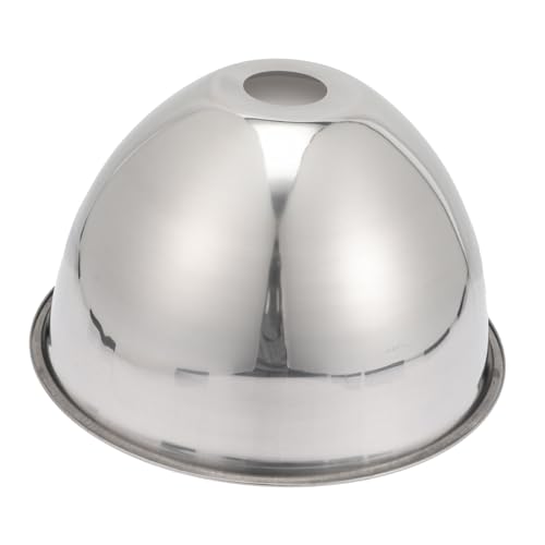 MERRYHAPY Edelstahl Lampenschirm Reflektor Lampenabdeckung Für Decken Pendelleuchten Industrie Außenbeleuchtung Robust und Langlebig von MERRYHAPY