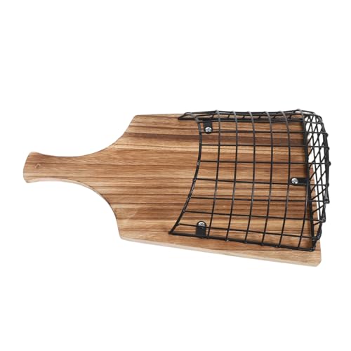 MERRYHAPY Eisen Wandblumenkorb Robustes Hängendes Pflanzgefäß Platzsparender Wandhalter für Garten Terrasse Balkon Vielseitiger Dekorativer Blumentopfhalter von MERRYHAPY
