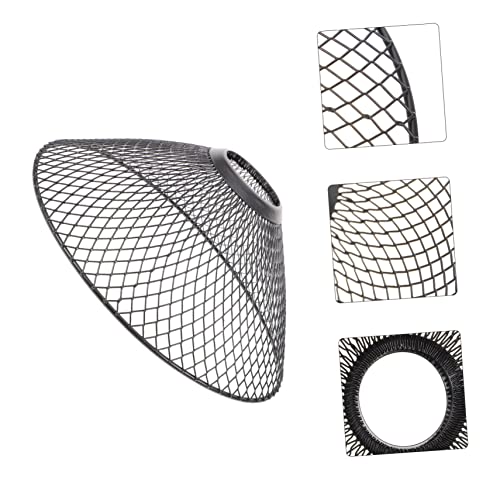 MERRYHAPY Eisen dekolampenschirm mit Hohlraummuster Schirmform Vintage Pendelleuchte für Esszimmer Flur Bar Einfache Anbringung Langlebiger Metall lampenschirm von MERRYHAPY