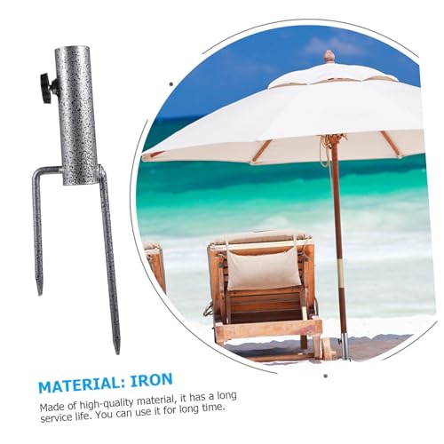 MERRYHAPY Erdspieß Sonnenschirmhalter Beach Sand Pfahl Leicht Tragbar Robust für Garten Terrasse Strand mit Robustem Halter für Starken Wind MERRYHAPY Erdspieß Sonnenschirmhalter Beach Sand Pfahl Leicht Tragbar Robust für Garten Terrasse Strand mit Robustem Halter für Starken Wind von MERRYHAPY