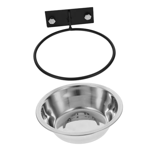 MERRYHAPY Erhöhter Wandnapf aus Edelstahl Höhenverstellbarer Futternapf für Hunde und Katzen Platzsparender Komfortabler Futter Wassernapf zur Wandmontage Großer Langlebiger Haustiernapf MERRYHAPY Erhöhter Wandnapf aus Edelstahl Höhenverstellbarer Futternapf für Hunde und Katzen Platzsparender Komfortabler Futter Wassernapf zur Wandmontage Großer Langlebiger Haustiernapf von MERRYHAPY