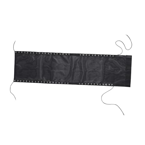 MERRYHAPY Ersatzstoff Für Liegestuhl 63x17 Zoll Atmungsaktiver Stuhlbezug Für Garten Und Strand Installieren Schwarz von MERRYHAPY