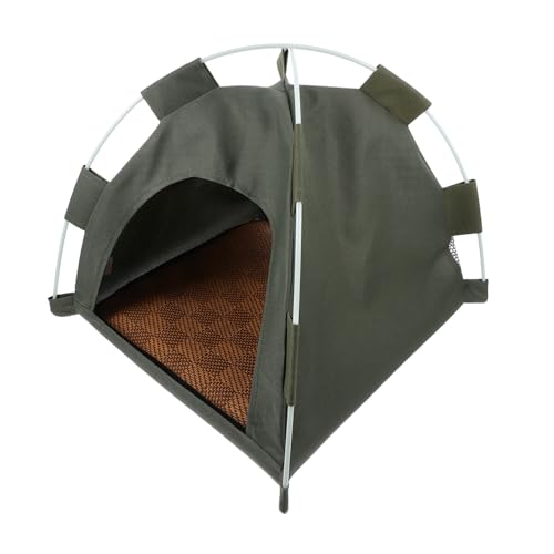 MERRYHAPY Faltbares Outdoor Katzenzelt S Atmungsaktives Haustierzelt für Katzen und Kätzchen Sicheres Katzenhaus mit Komfortabler Luftdurchlässigkeit für Innen und Außengebrauch von MERRYHAPY