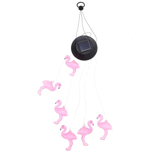 MERRYHAPY Flamingo Solar Hängelampe Solar Windspiel für Garten Dekorative Außenleuchte mit Lichtsensor Installieren für Veranda und Fenster MERRYHAPY Flamingo Solar Hängelampe Solar Windspiel für Garten Dekorative Außenleuchte mit Lichtsensor Installieren für Veranda und Fenster von MERRYHAPY