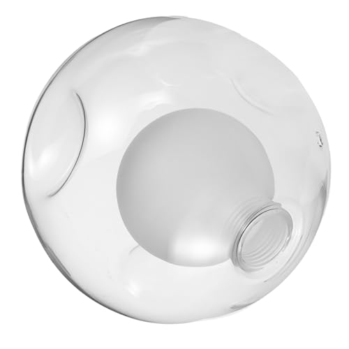 MERRYHAPY Glas Doppelwandige Lampenschirm Kugelform mit Dreifach Vertiefung Ersatz Lampenabdeckung Transparent Wärmedissipation Stilvolle Pendelleuchte für Wohnzimmer MERRYHAPY Glas Doppelwandige Lampenschirm Kugelform mit Dreifach Vertiefung Ersatz Lampenabdeckung Transparent Wärmedissipation Stilvolle Pendelleuchte für Wohnzimmer von MERRYHAPY