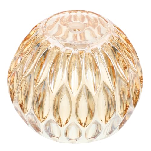 MERRYHAPY Glas Lampenschirm Tischlampe Lampenabdeckung für Kerzenleuchte Innenbereich Transparent Elegant Robust Leicht Vielseitig Einsetzbar von MERRYHAPY